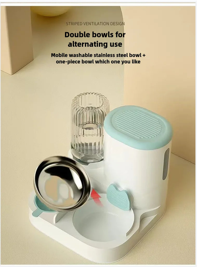 Automatic Cat & Dog Feeder – Pet Food and Water Bowl Cavello & Co.