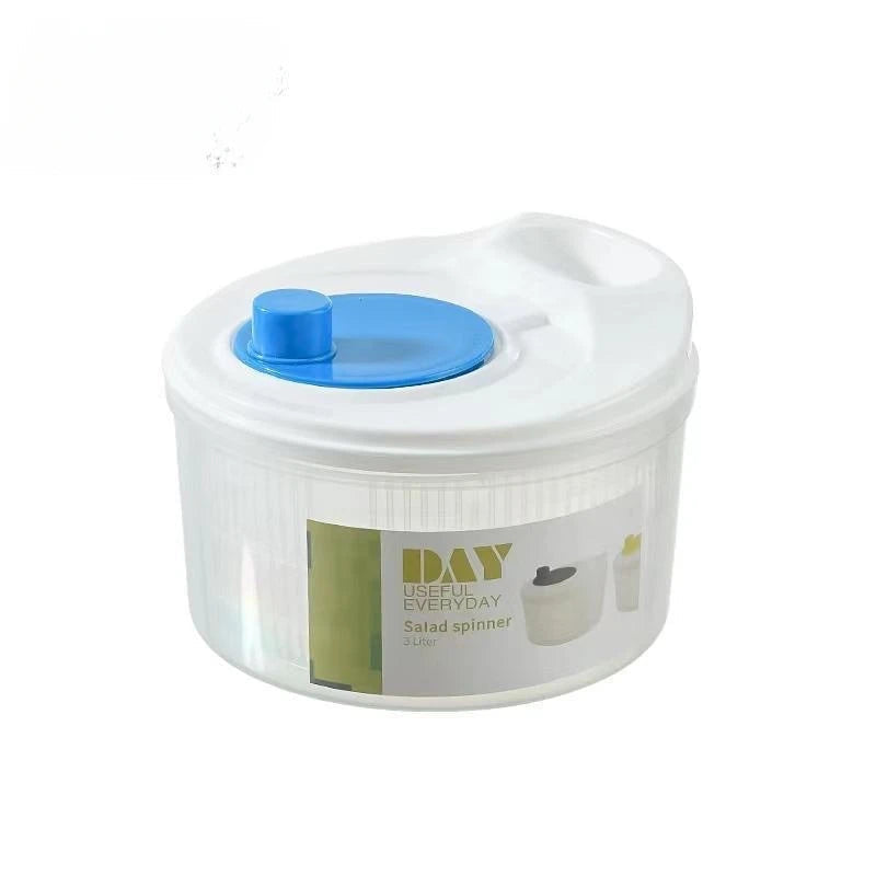 Multifunctional Manual Vegetable Dehydrator – Salad Spinner with Drain Basket