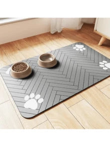 Absorbent Pet Feeding Mat – Waterproof Placemat for Dogs & Cats (S/M/L) Cavello & Co.