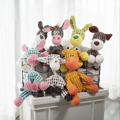 Cute Donkey Plush Toy – Squeaky Chew Toy for Dogs Cavello & Co.