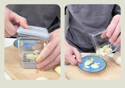 Manual Garlic Press – Grater & Cutter Kitchen Tool 