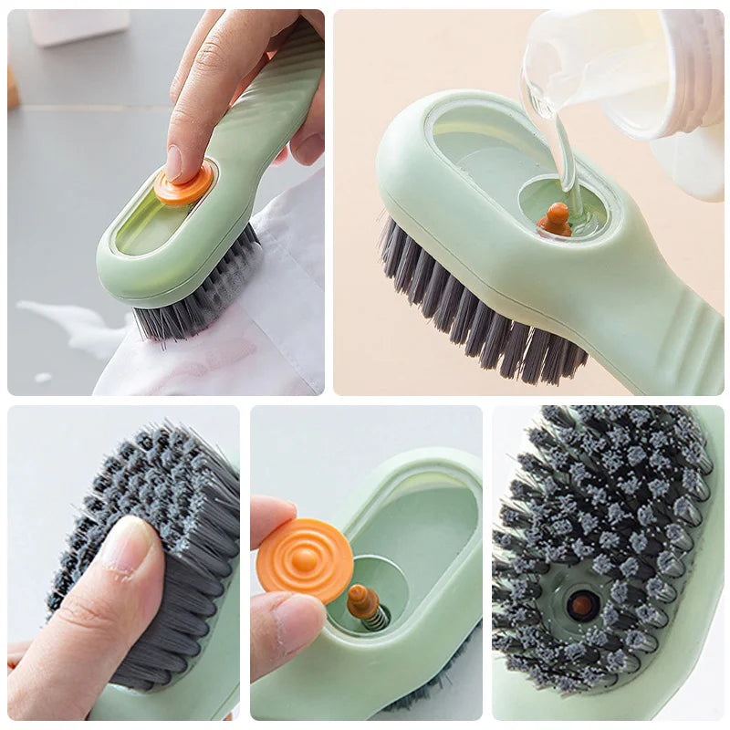 Shoe & Clothes Cleaning Brush – Automatic Liquid Dispenser Cavello & Co.