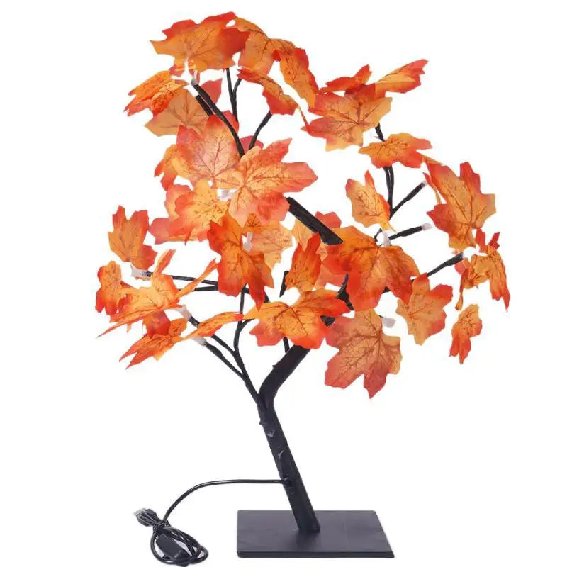 Table Tree Night Light – USB/Battery Powered Touch Lamp 