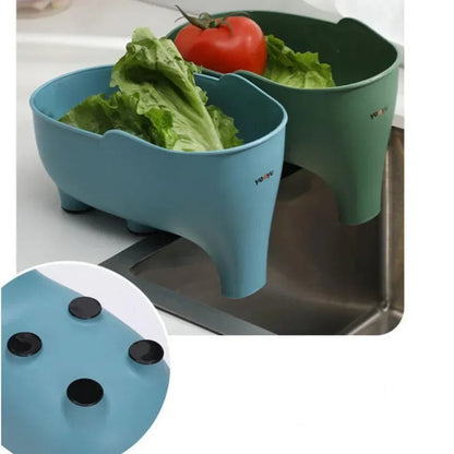 Sink Strainer Elephant Sculpture – Hanging Drain Basket 