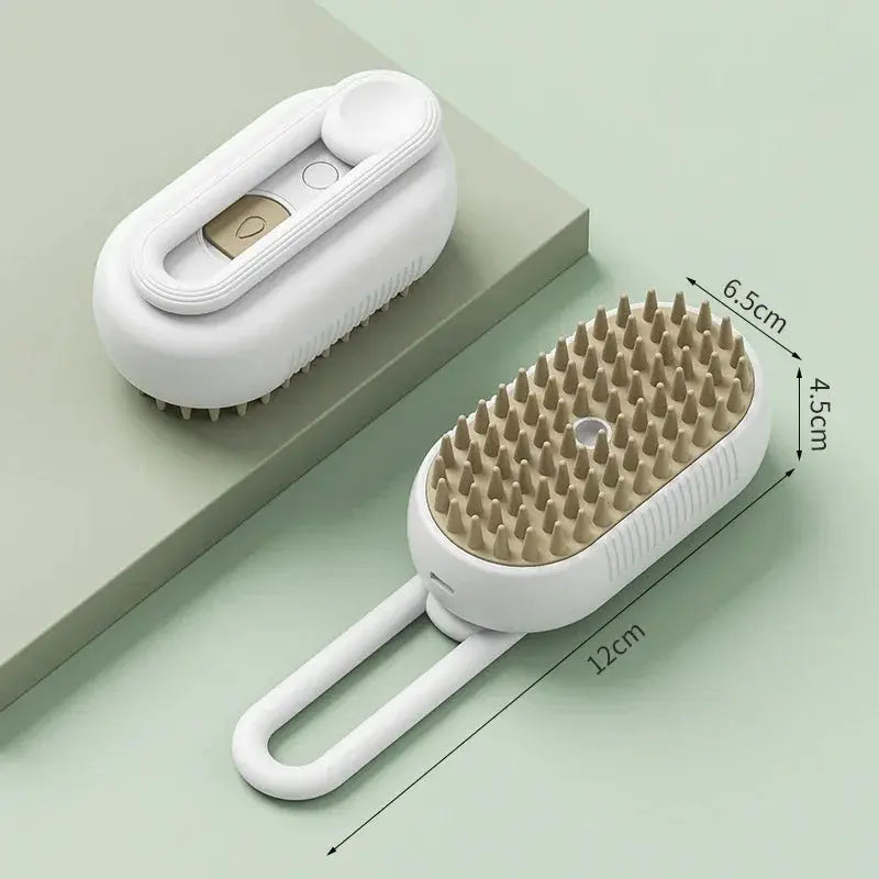 3-in-1 Pet Spray Massage Brush – Steam, Groom, and Remove Hair Cavello & Co.