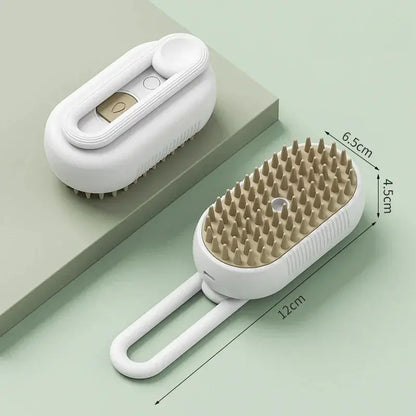3-in-1 Pet Spray Massage Brush – Steam, Groom, and Remove Hair Cavello & Co.