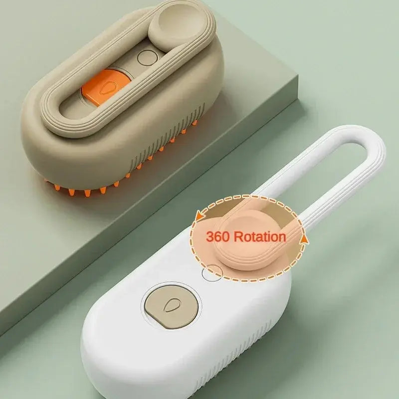 3-in-1 Pet Spray Massage Brush – Steam, Groom, and Remove Hair Cavello & Co.