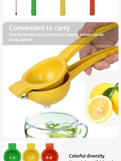 Home Manual Lemon Squeezer – Aluminum Alloy Hand Juicer 