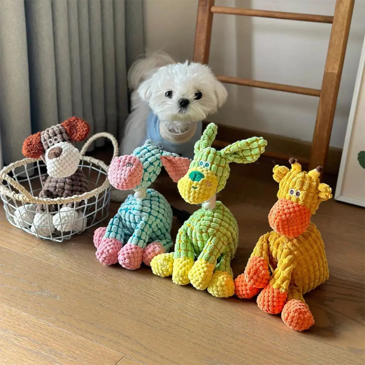 Cute Donkey Plush Toy – Squeaky Chew Toy for Dogs Cavello & Co.