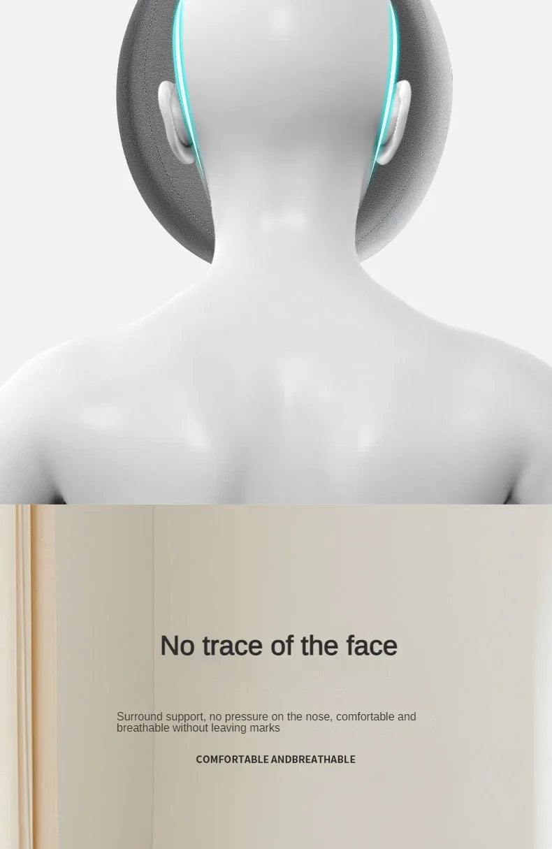 Face Down Prone Pillow – Memory Foam Headrest for Comfort Cavello & Co.