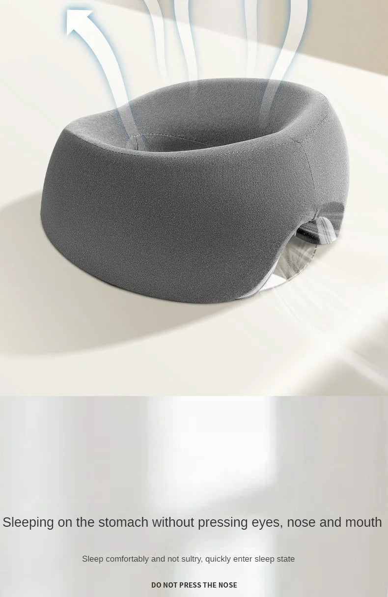 Face Down Prone Pillow – Memory Foam Headrest for Comfort Cavello & Co.