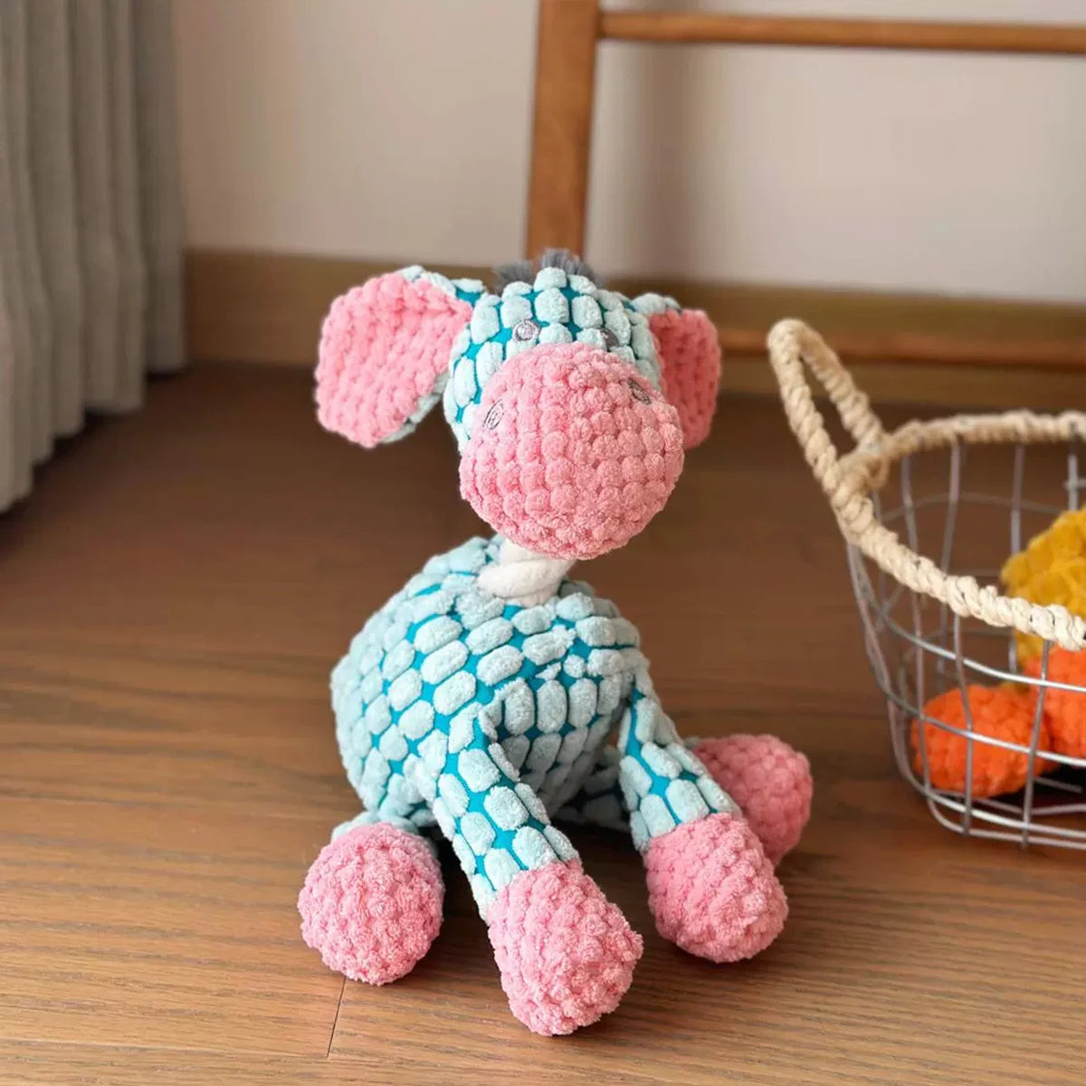 Cute Donkey Plush Toy – Squeaky Chew Toy for Dogs Cavello & Co.