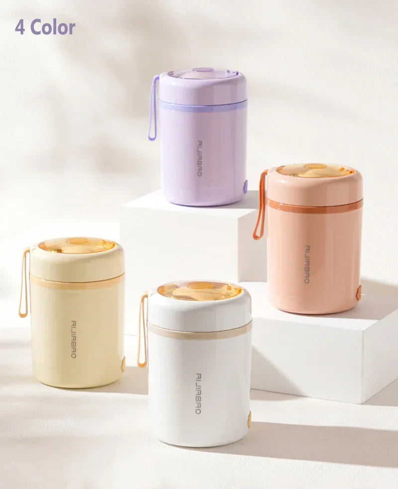 600ML Portable USB Electric Heating Lunch Box – Food Warmer with Drink Function 