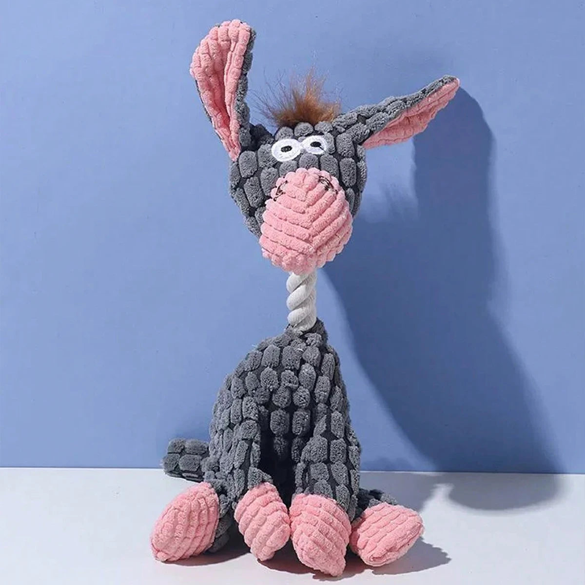 Cute Donkey Plush Toy – Squeaky Chew Toy for Dogs Cavello & Co.