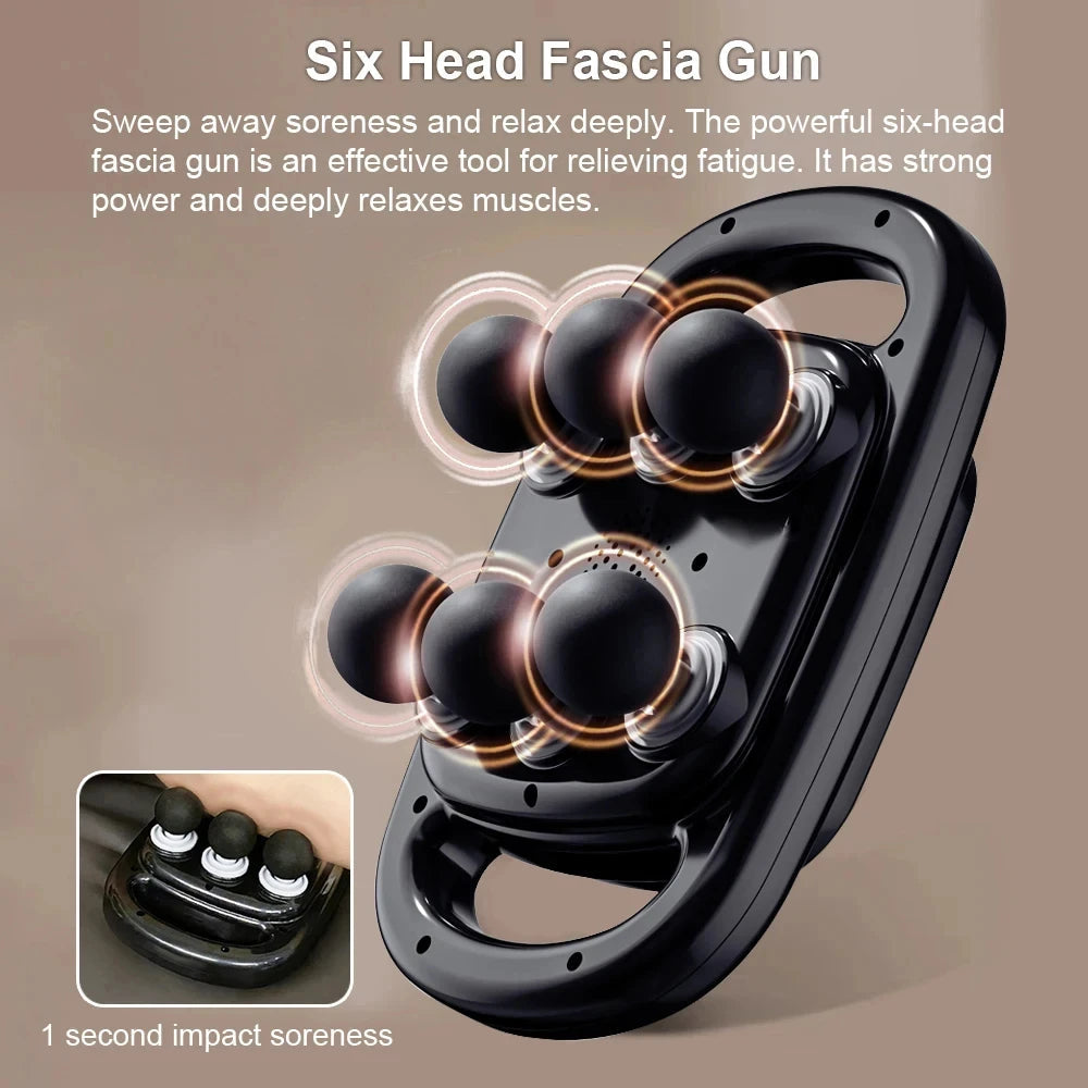 6-Head Massage Gun – Deep Tissue Muscle Relief Cavello & Co.