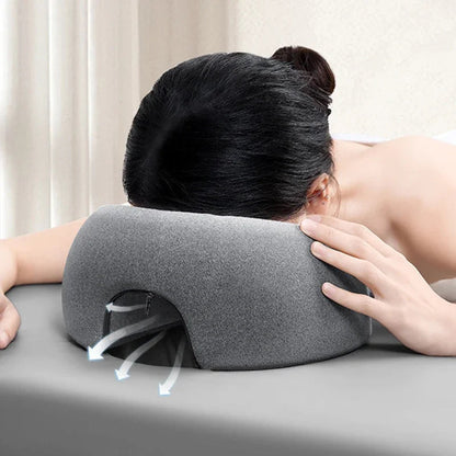 Face Down Prone Pillow – Memory Foam Headrest for Comfort Cavello & Co.