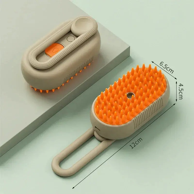 3-in-1 Pet Spray Massage Brush – Steam, Groom, and Remove Hair Cavello & Co.