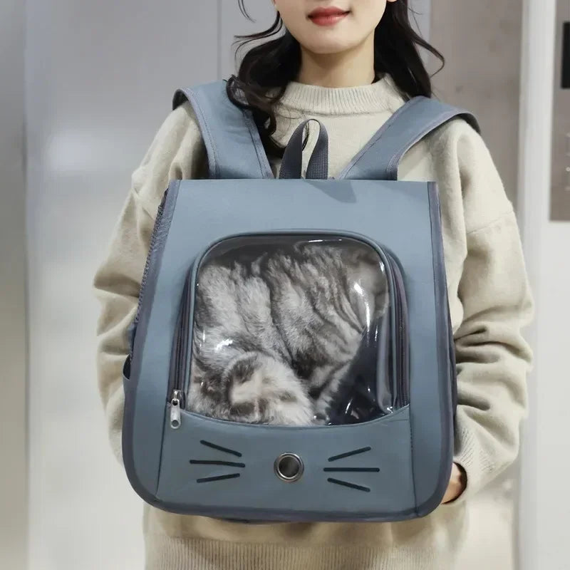 Pet Cat Carrier Backpack – Portable & Breathable Carrier for Cats and Small Dogs Cavello & Co.