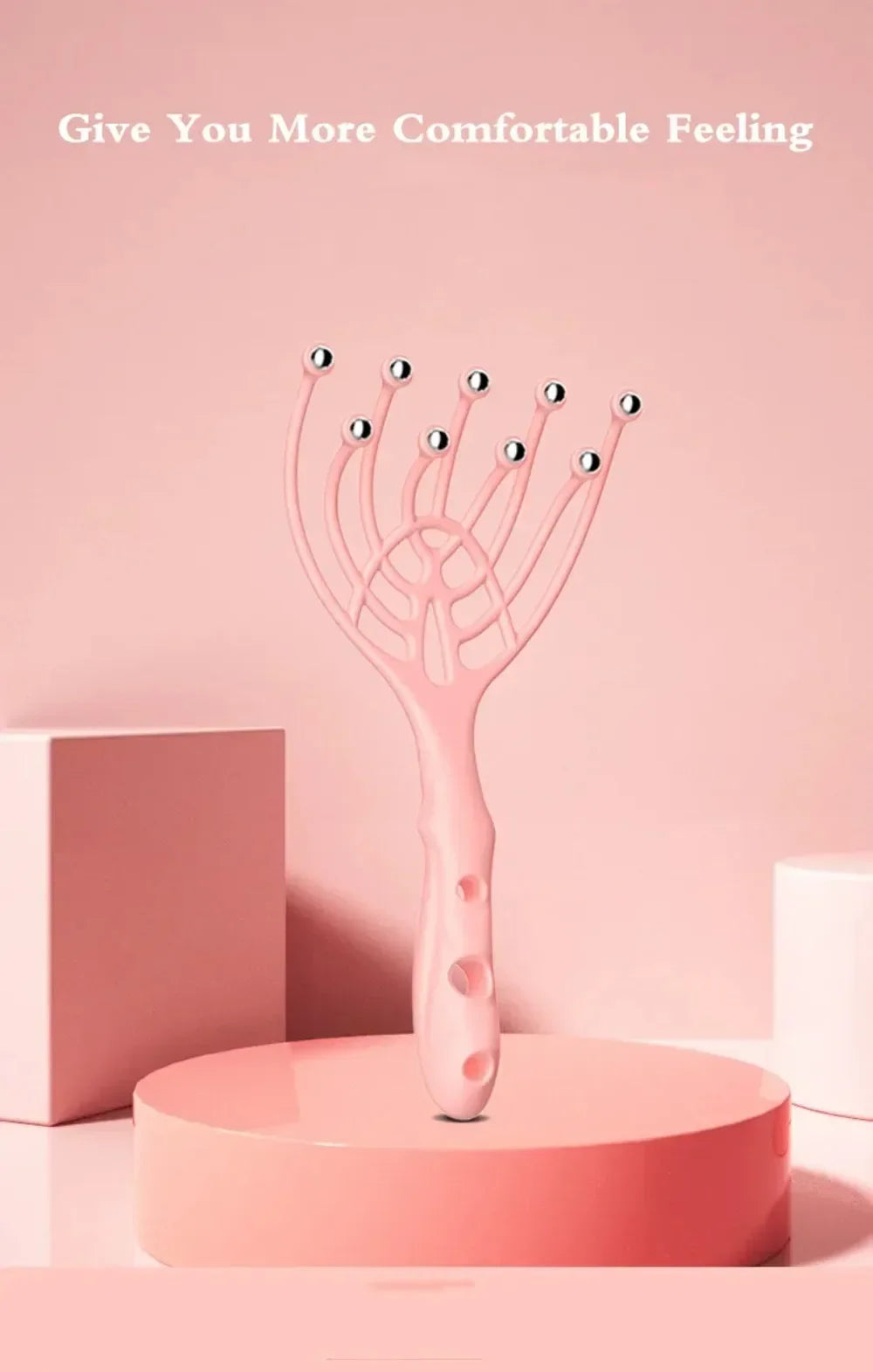 Head Massager – 5-Finger Scalp & Neck Relaxation Comb Cavello & Co.