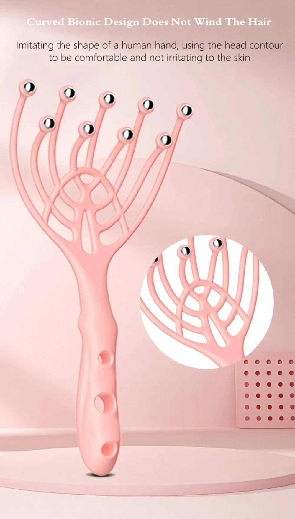 Head Massager – 5-Finger Scalp & Neck Relaxation Comb Cavello & Co.