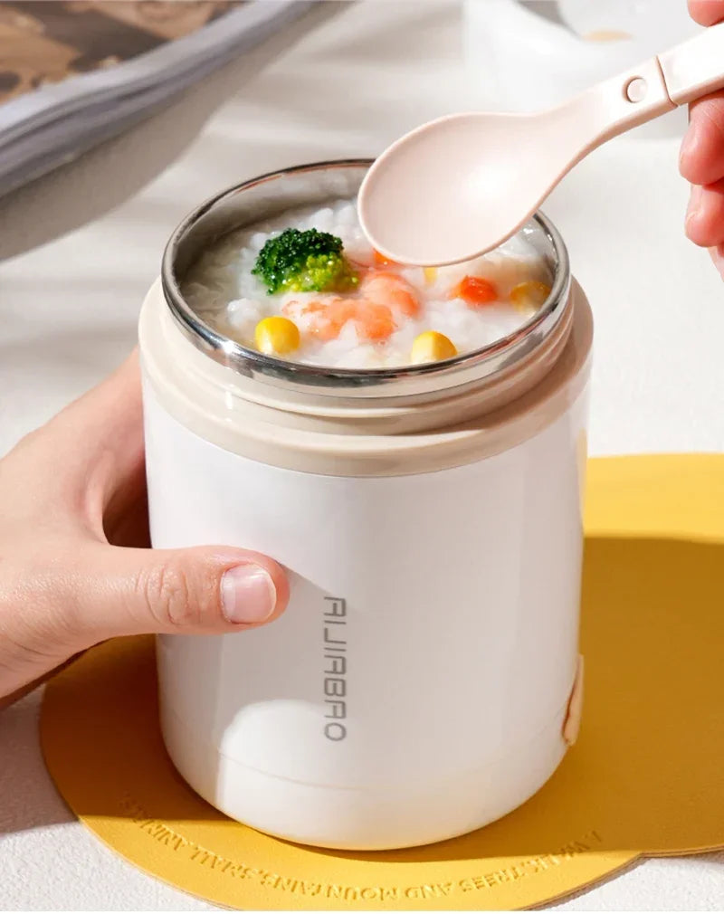 600ML Portable USB Electric Heating Lunch Box – Food Warmer with Drink Function 
