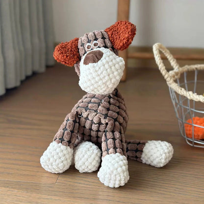 Cute Donkey Plush Toy – Squeaky Chew Toy for Dogs Cavello & Co.