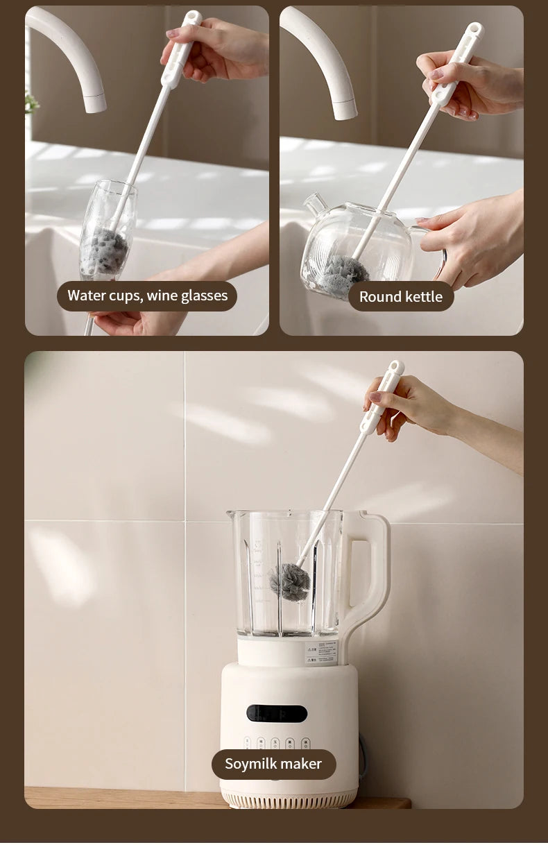34cm Long-Handled Plastic Cup & Kettle Cleaning Brush Cavello & Co.