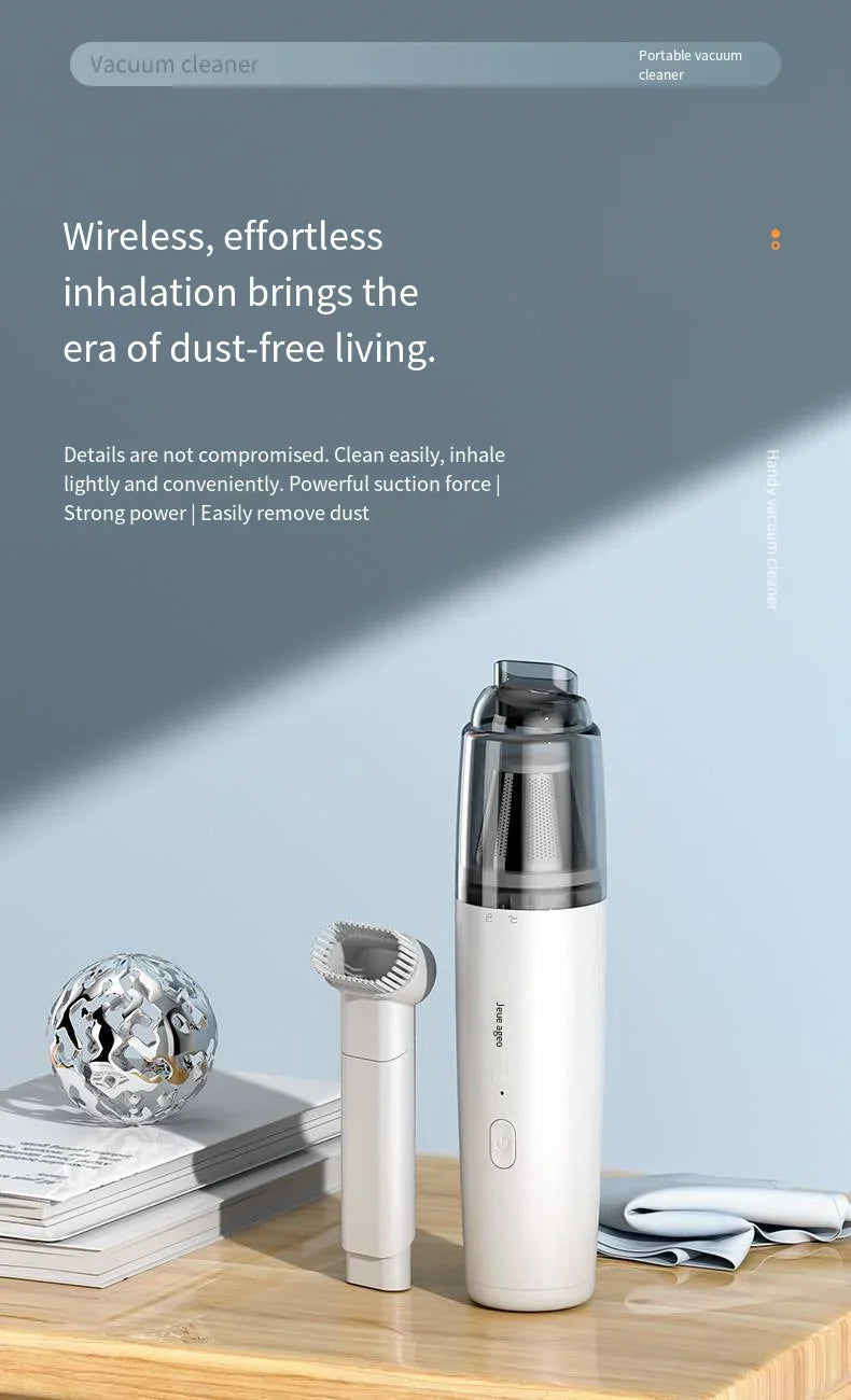 Mini Handheld Vacuum Cleaner – Powerful Suction for Car & Home Cavello & Co.